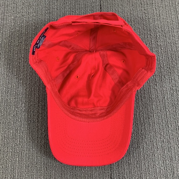 Lansing Baseball Hat Unisex OSFA Red Adjustable Strapback Hit Wear - Picture 9 of 13